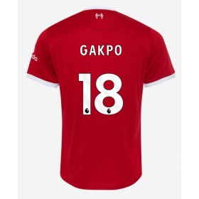 Liverpool Cody Gakpo #18 Hemmakläder 2023-24 Kortärmad